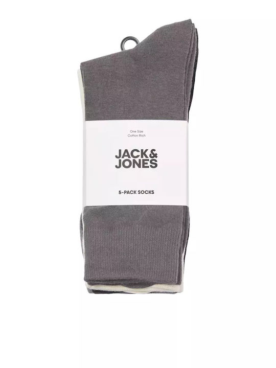 Jack & Jones Ανδρικές Κάλτσες Πολύχρωμες 5Pack Jack & Jones Ανδρικές Κάλτσες Πολύχρωμες 5Pack