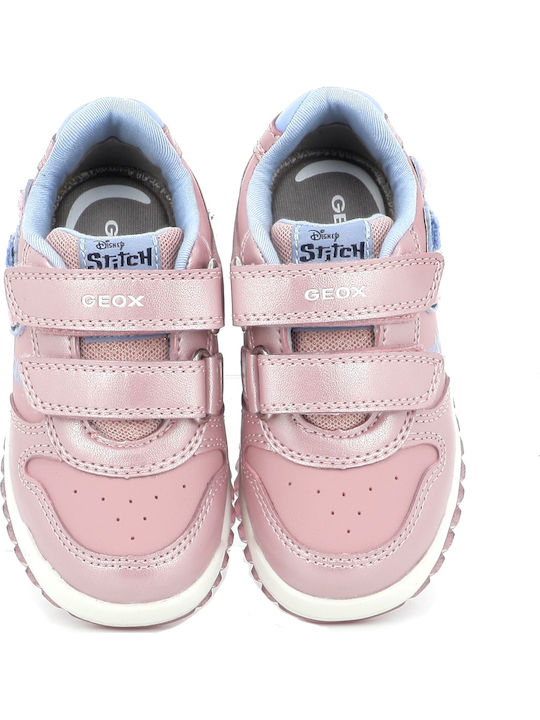 Lightyloo Kinder Sneakers Anatomisch mit Klettverschluss Rosa