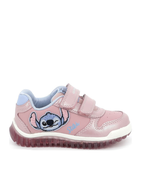 Lightyloo Kinder Sneakers Anatomisch mit Klettverschluss Rosa