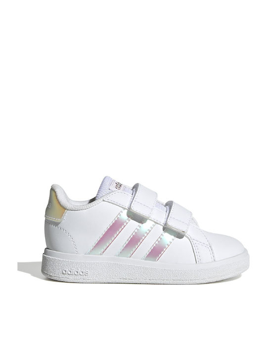 Grand Court GRAND COURT 2.0 Kids Sneakers with Scratch Cloud White / Iridescent