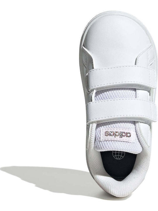 Grand Court GRAND COURT 2.0 Kids Sneakers with Scratch Cloud White / Iridescent