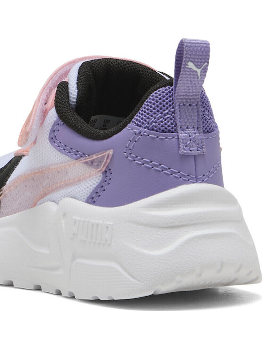 TRINITY 2 JR Kids Sneakers with Scratch White