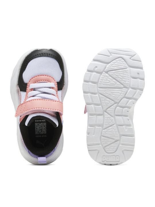 TRINITY 2 JR Kids Sneakers with Scratch White