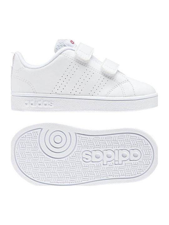 Vorteil Kinder Sneakers mit Klettverschluss Cloud White / Super Pink