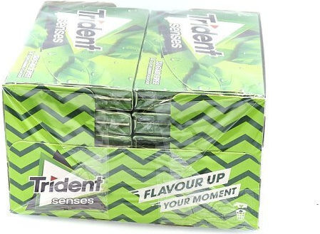 Trident Gume De Mestecat Cu Gust De Mentă Verde 12 Buc 27gr