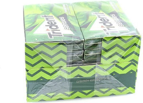 Trident Gume De Mestecat Cu Gust De Mentă Verde 12 Buc 27gr