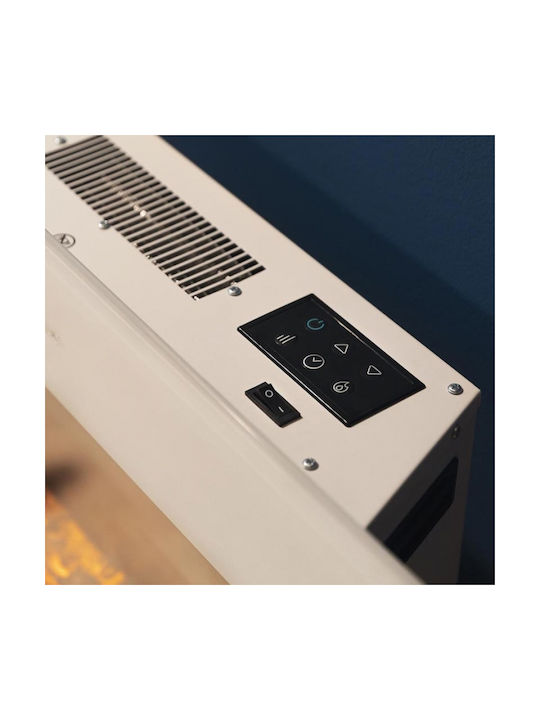 Cecotec Readywarm 2700 Design Flames Επιδαπέδιο Ηλεκτρικό Τζάκι 2000W 66x59.5cm Λευκό
