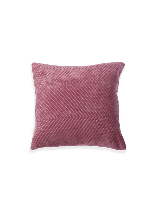 Nef-Nef Homeware Sofa Cushion Dakari Fleece Brown 99 45x45cm