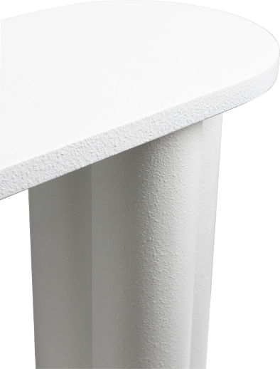 Dining Room Table Wooden Black-White 120x40x75cm