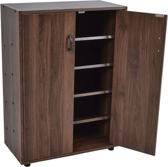 Wooden Shoe Organizer Brown 60x30x83.5cm