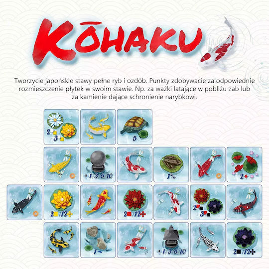 Board Game Kohaku for 1-4 Players 10+ Years Old (PL) Nasza Ksiegarnia
