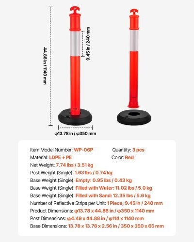 Vevor Cone Red