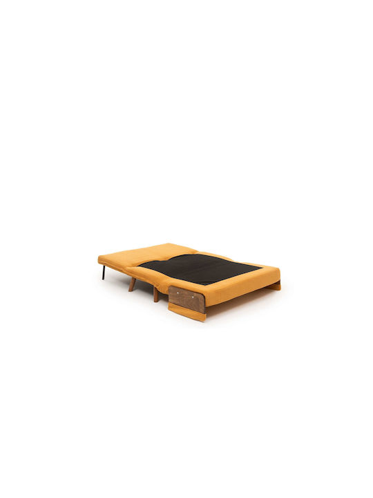 Cosmo Cu două locuri Canapea Pat Mustard 120x78x82cm.