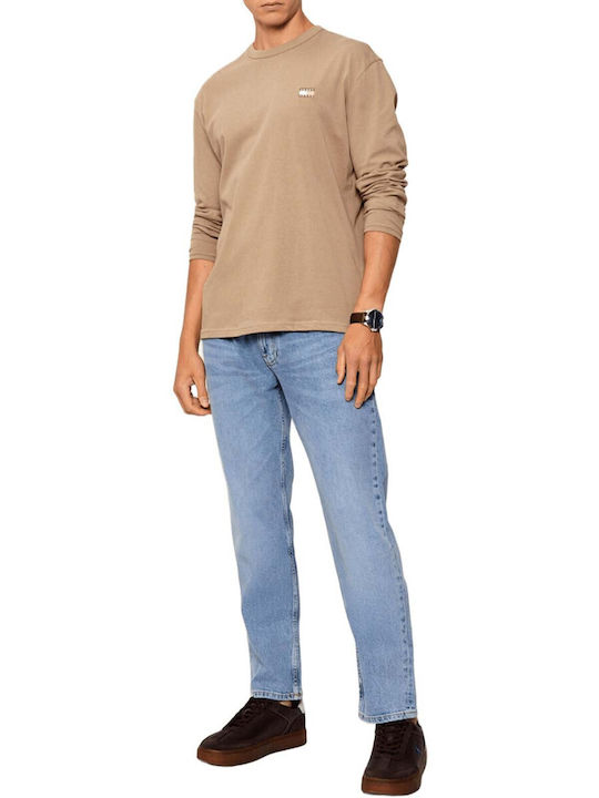 Long Sleeve Blouse Sandy Brown