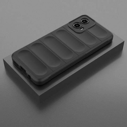 Back Cover Silicon Negru (Motorola Edge 50 Fusion)