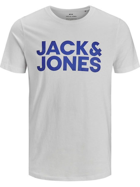 T-shirt White/Blue