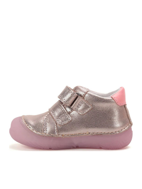 Kinderstiefeletten mit Lichtern Gold