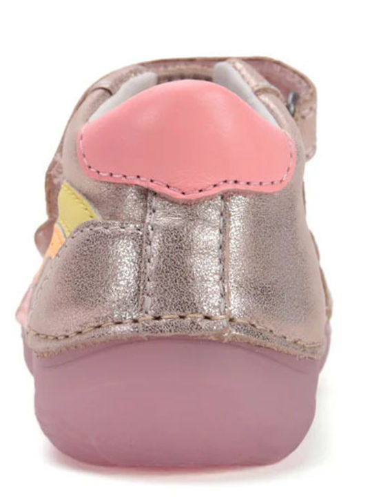 Kinderstiefeletten mit Lichtern Gold