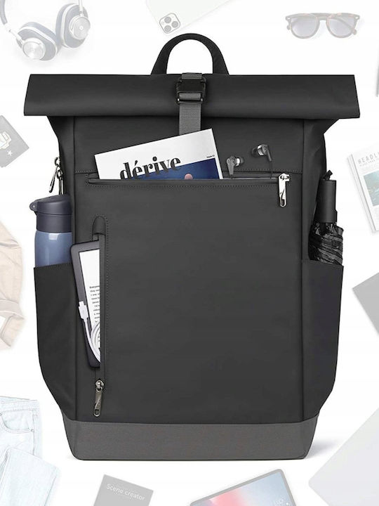 Inateck BP01003 Αδιάβροχη Τσάντα Πλάτης για Laptop 17" σε Μαύρο χρώμα
