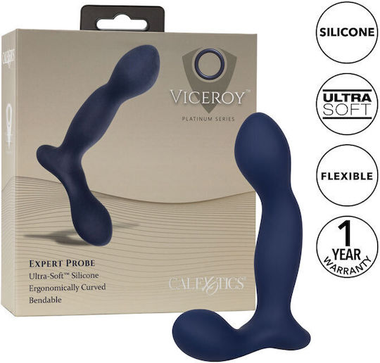 Calexotics Prostate Stimulator Dop Anal Albastră 12cm