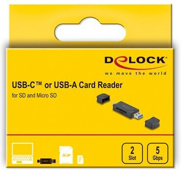 DeLock Card Reader Type-C for /S/D/
