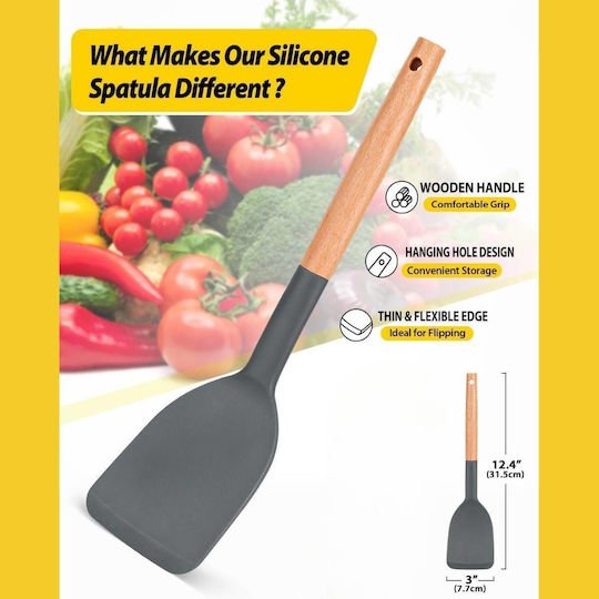 Uncle George Spatula Silicone 31.5cm
