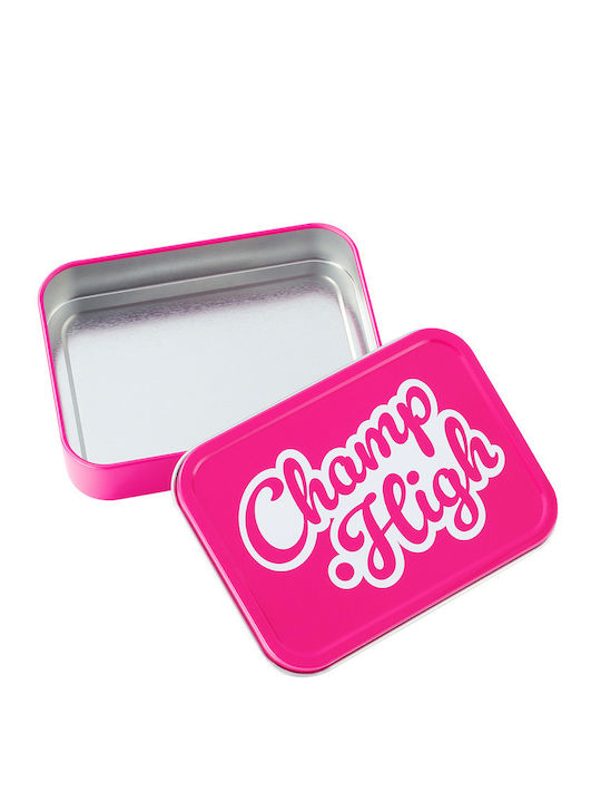 Champ High Pinky Πλαστικό Κουτί Αποθήκευσης με Καπάκι
