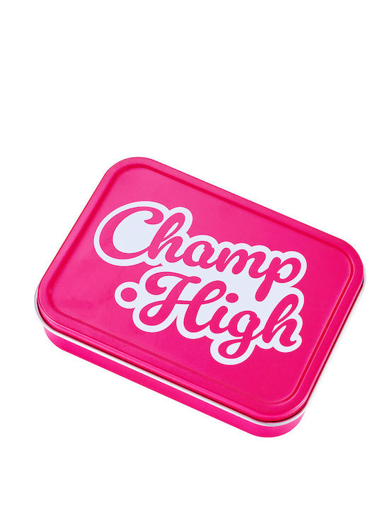 Champ High Pinky Πλαστικό Κουτί Αποθήκευσης με Καπάκι