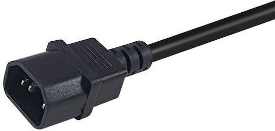Equip IEC C14 - Schuko Kabel 0.25m Schwarz (112106)