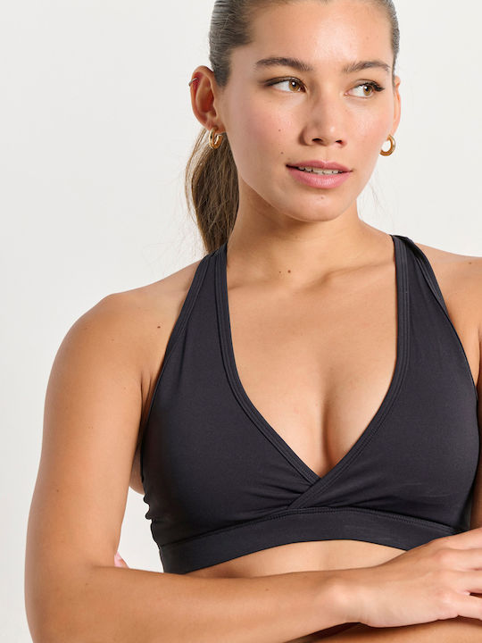 Women's Sports Bra without Padding Black