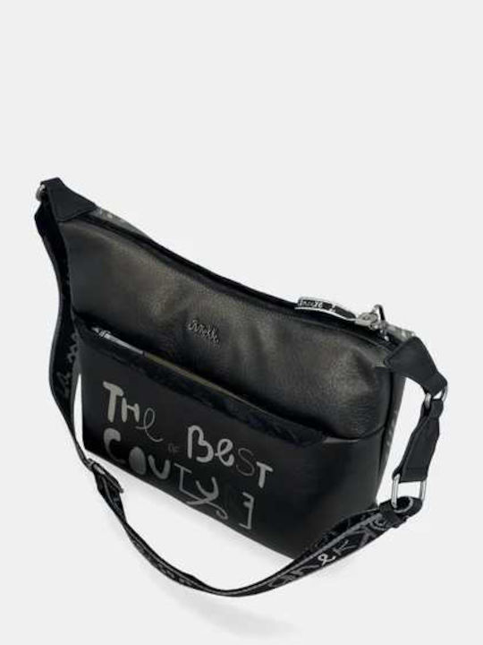 Nature Women's Messenger Bag Grey / Black