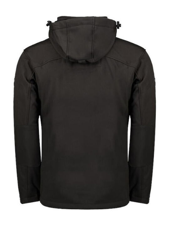Winter Jacket Softshell Waterproof and Windproof Black