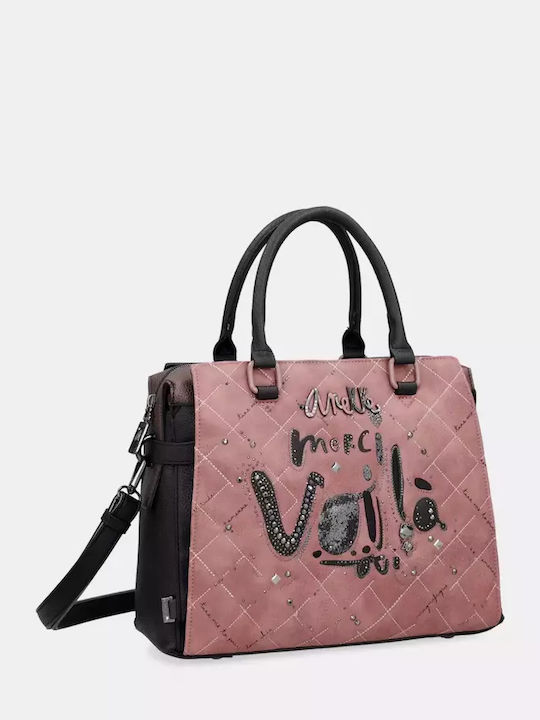 Damentasche Schultertasche Rosa