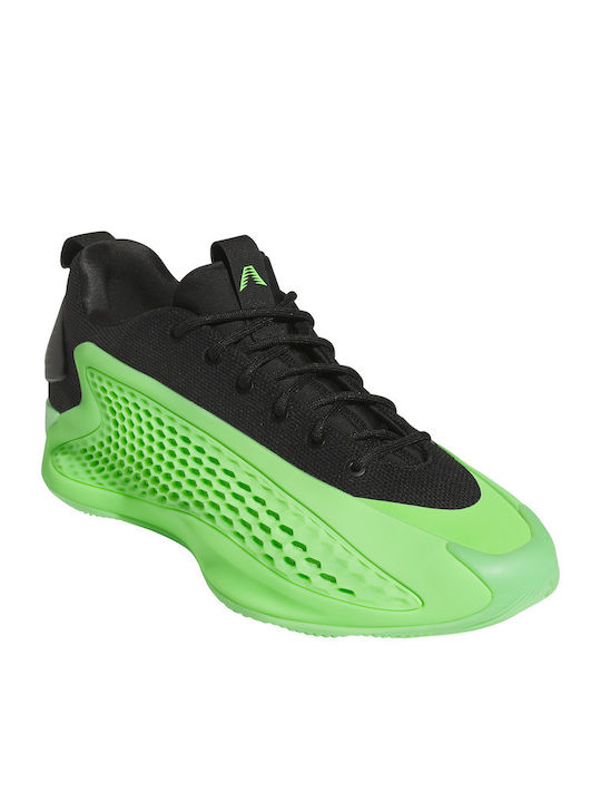 Anthony Edwards 1 Low Basketball Shoes Lucid Lime Aurora Ink Core Black