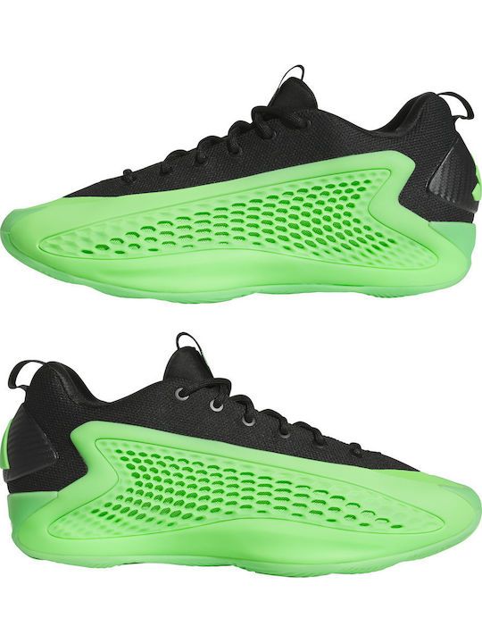 Anthony Edwards 1 Low Basketball Shoes Lucid Lime Aurora Ink Core Black