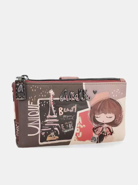 Large Women's Wallet Classic with RFID Brown