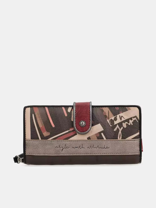 Large Fabric Women's Wallet Classic with RFID Black