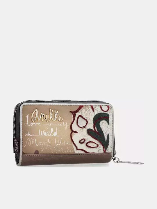 Large Women's Wallet Classic with RFID Beige