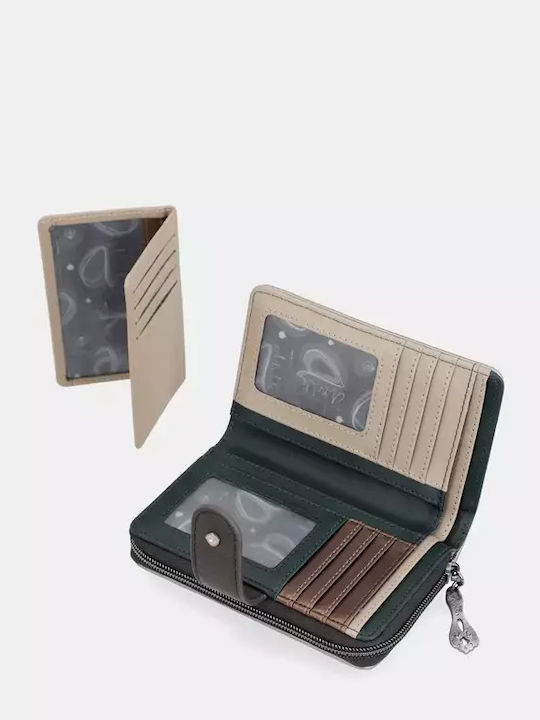 Large Women's Wallet Classic with RFID Beige