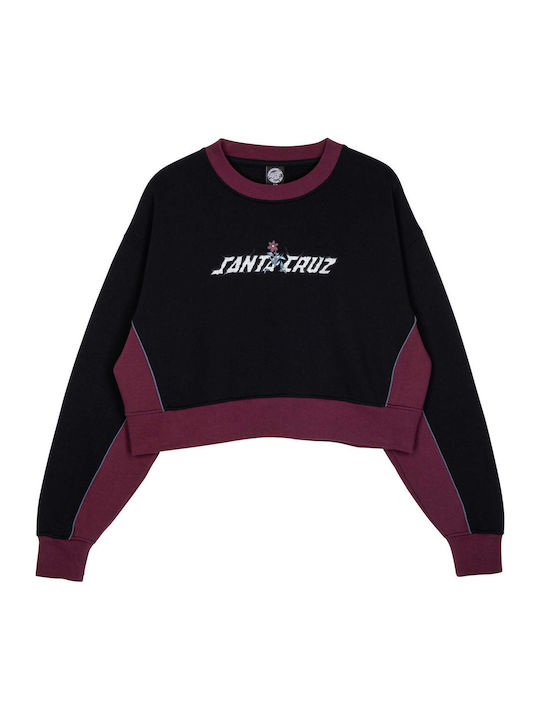 Women's Crop Top Cotton Black