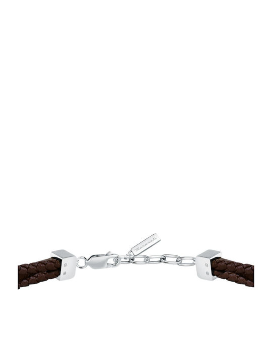Maserati Men's Bracelet made of Leather