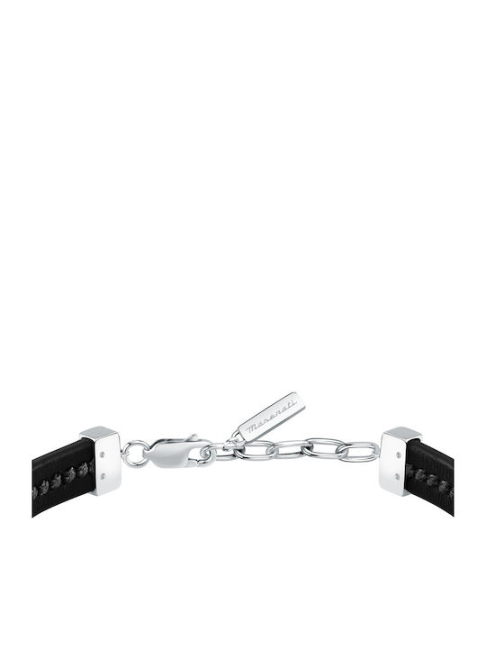 Maserati Men's Bracelet made of Leather