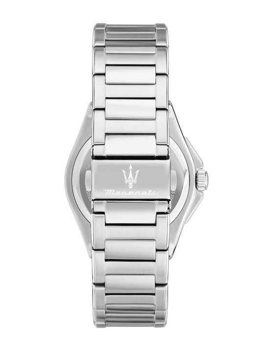 Maserati Men's Watch 40mm Battery with White Metal Bracelet