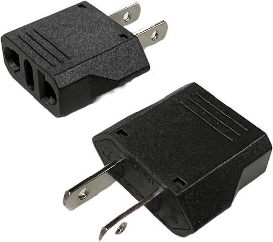 AC-7190 01.130.0004 Greek to US Plug Adapter 10pcs