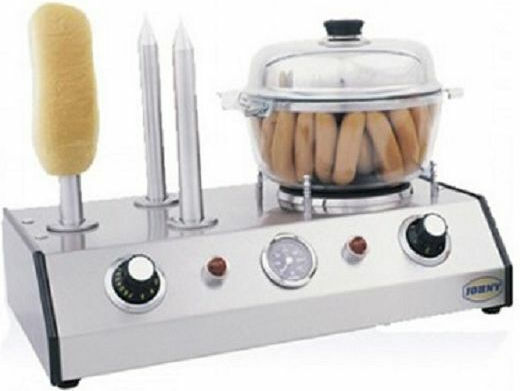Johny Ak/1-ep3 Commercial Hot Dog Machine with Bread Warmer 2kW