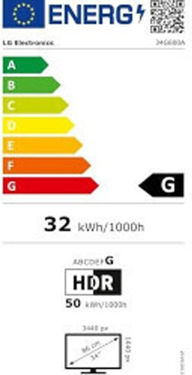 LG UltraGear Ultrawide VA HDR Curved Monitor 34" QHD 3440x1440 160Hz με Χρόνο Απόκρισης 5ms GTG