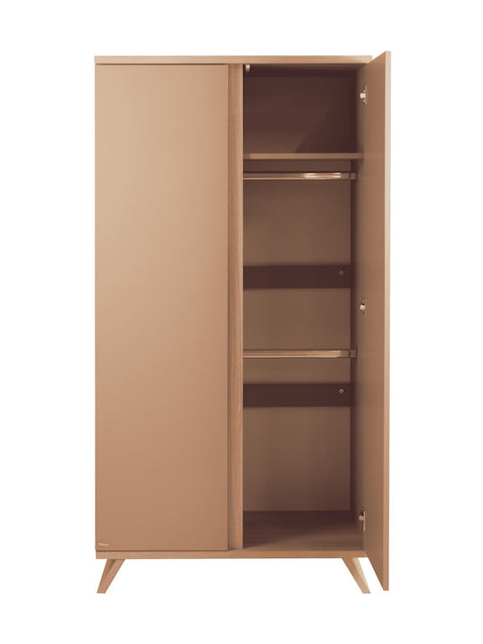 Двойна врата Нтoулάпа Кафяв 90x50x175.7см