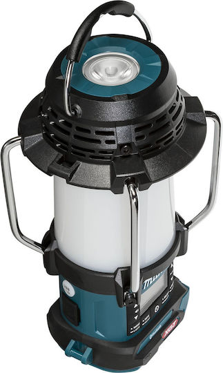 Makita Cordless Radio with Lantern Επιτραπέζιο Ραδιόφωνο Επαναφορτιζόμενο DAB+ με Bluetooth και USB Μπλε