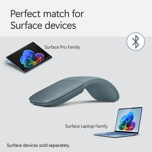 Microsoft Surface Arc Kabelloses Bluetooth Mäuse Blau