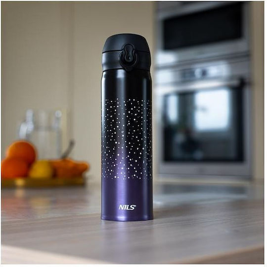 Nils Ποτήρι Θερμός Ανοξείδωτο 500ml Violet